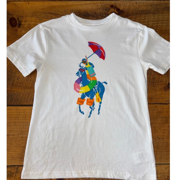 Polo Ralph Lauren Other - NWOT Polo Ralph Lauren Boys Scuba Summer Big Pony Colorful T-Shirt Size 8
